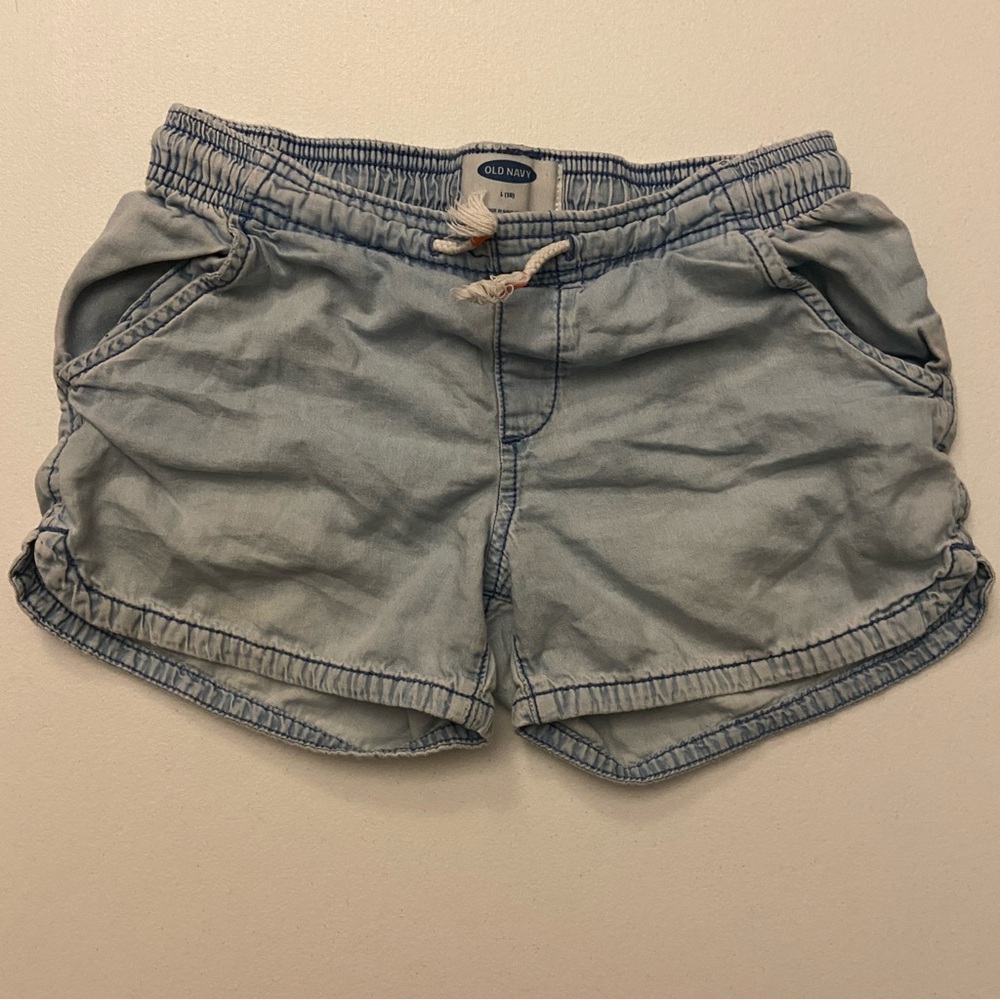 Old navy light cloth blue colored Kids shorts for girls size 10